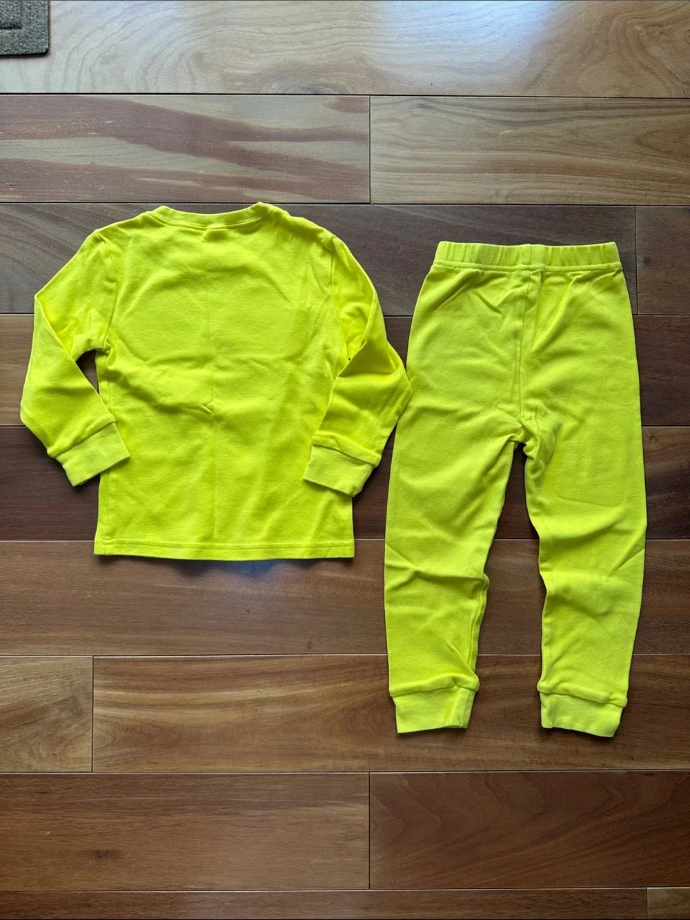 Homemade Halloween Costume Kids Yellow Heart-Eyes Emoji Pajama Set 3T
